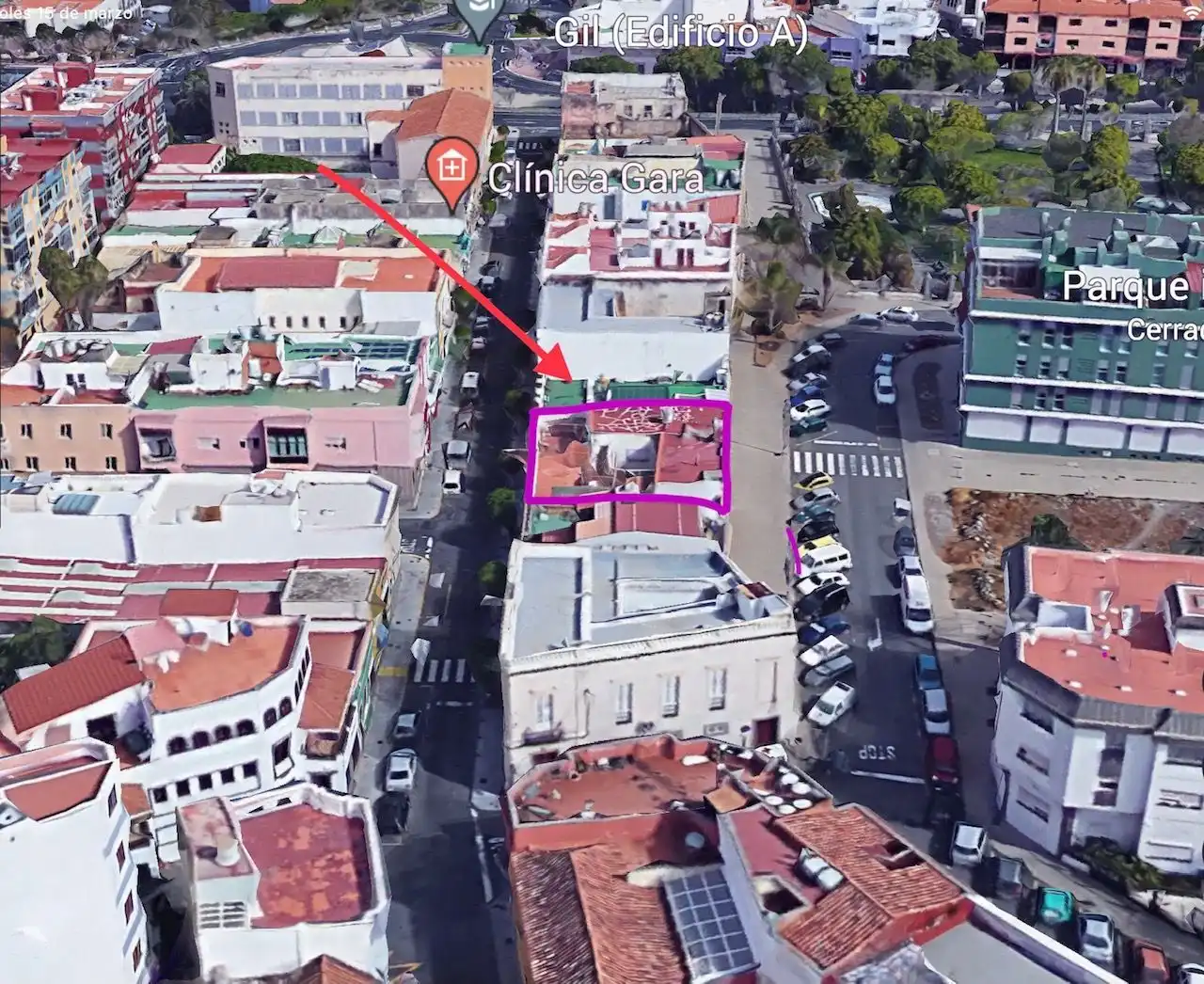 Vista exterior de Casa adosada en venta en Telde con Calefacción, Terraza y Trastero