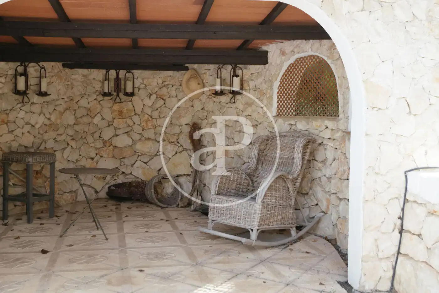 Terraza de Casa o chalet en venta en Calpe / Calp con Aire acondicionado, Calefacción y Jardín privado