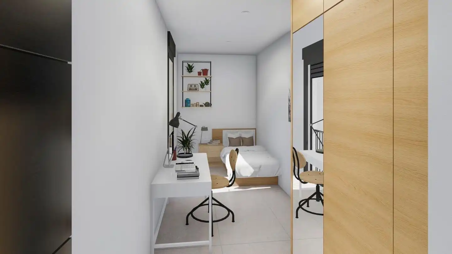 Bedroom of Flat for sale in Sevilla  with Air Conditioner, Heating and Balcony