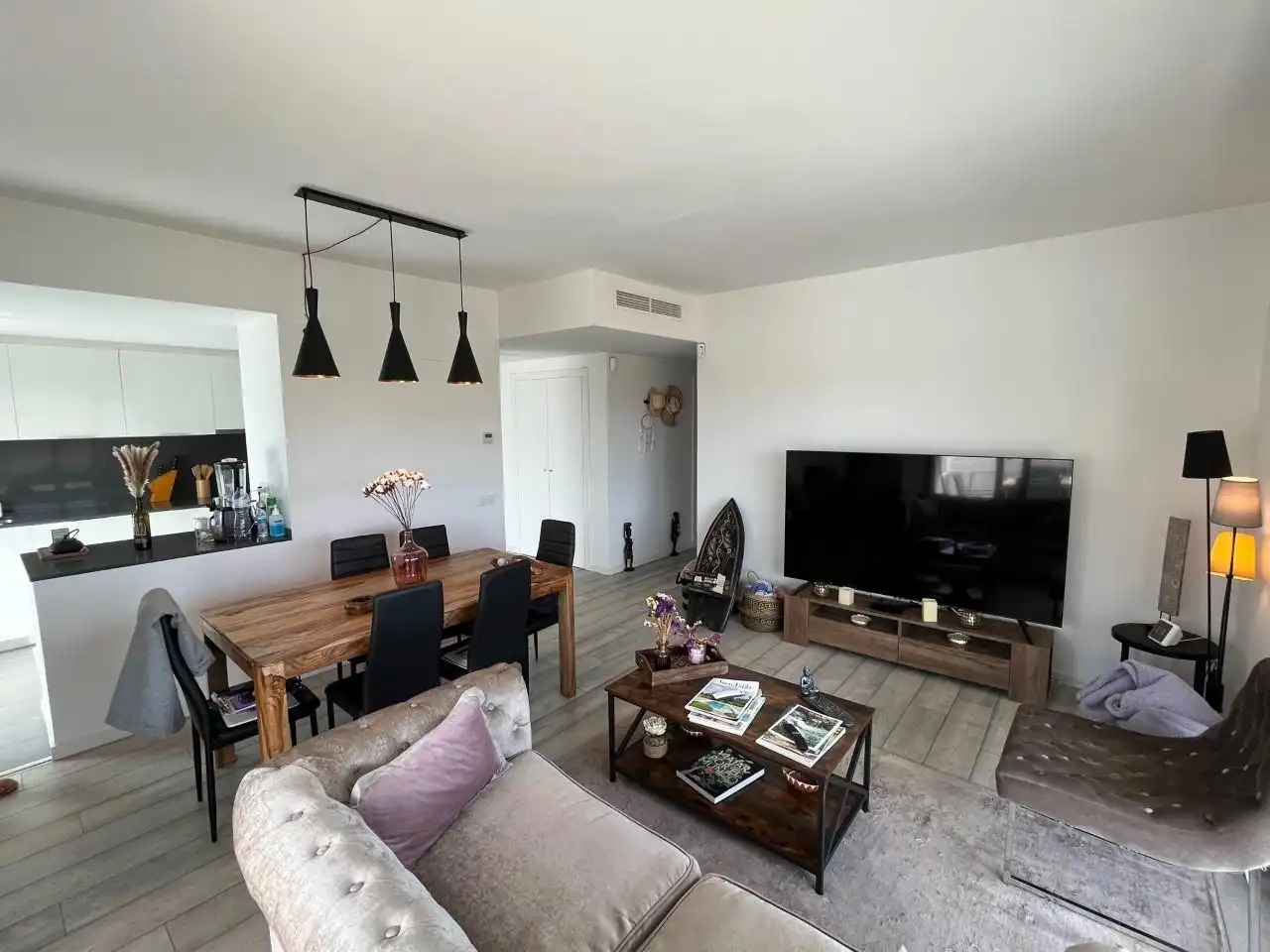 Sala de estar de Piso de alquiler en Cambrils con Calefacción