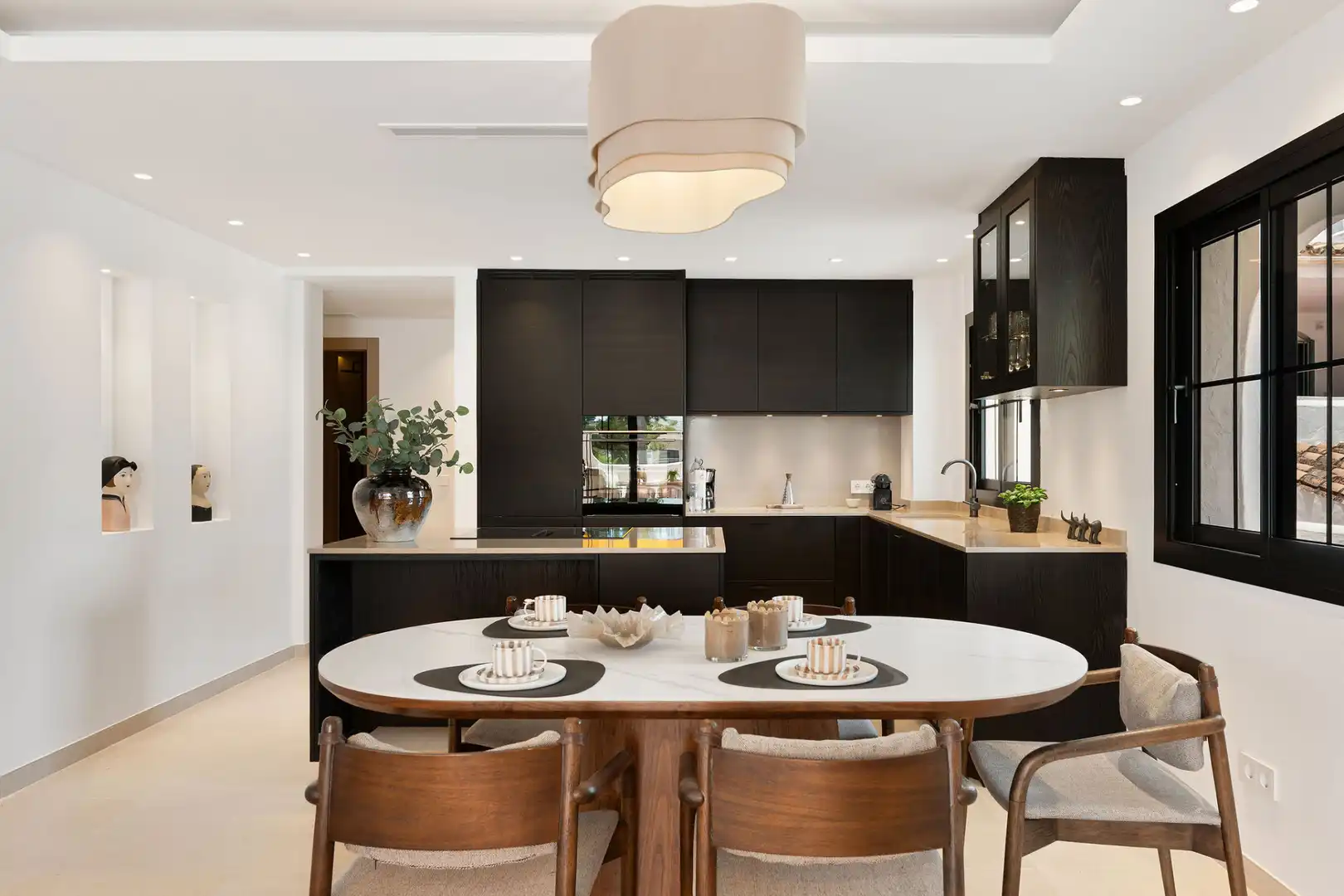 Cocina de Apartamento en venta en Marbella con Aire acondicionado, Terraza y Piscina