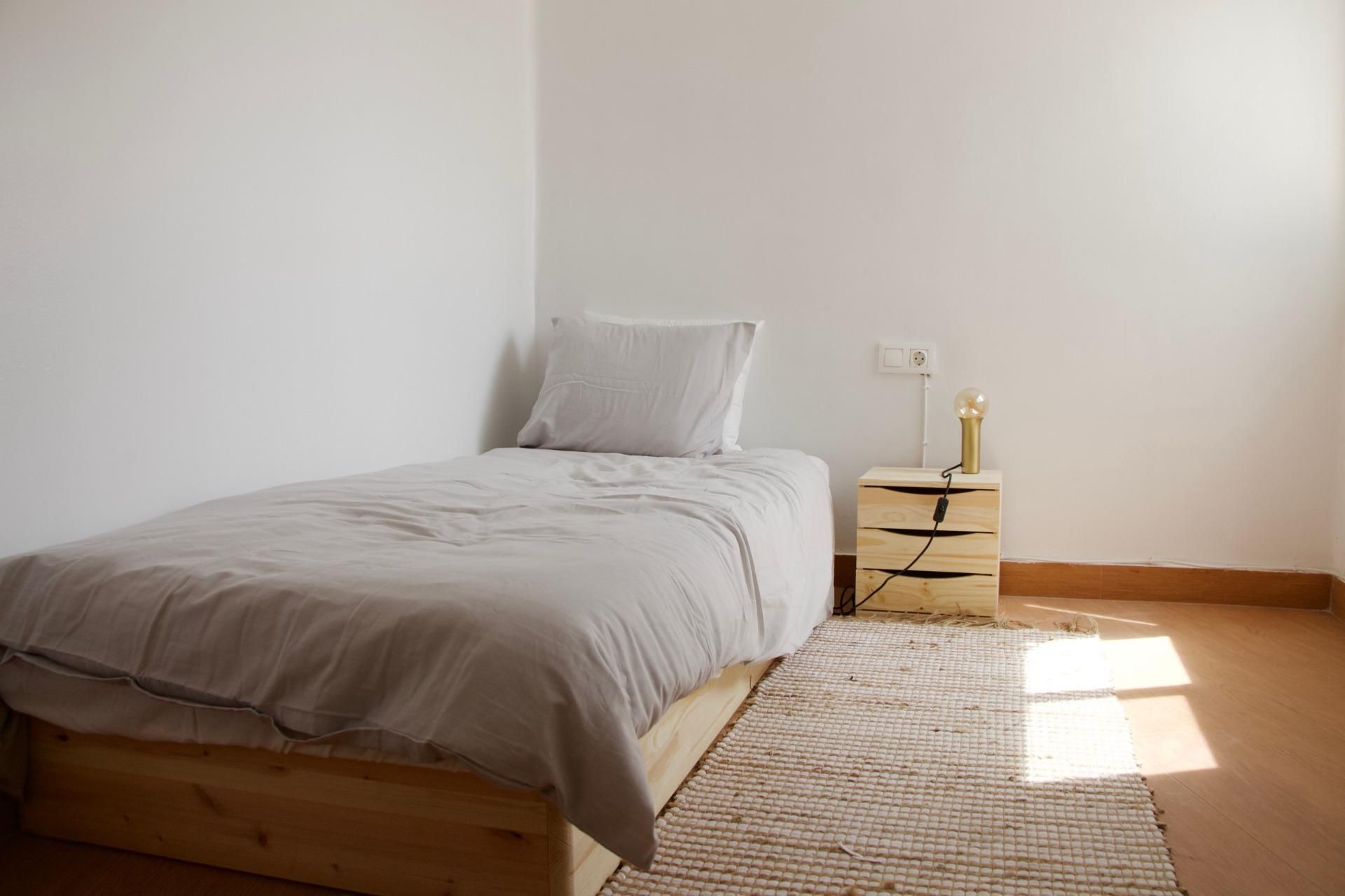 Bedroom of Apartment to rent in Moncada  with Air Conditioner, Heating and Balcony