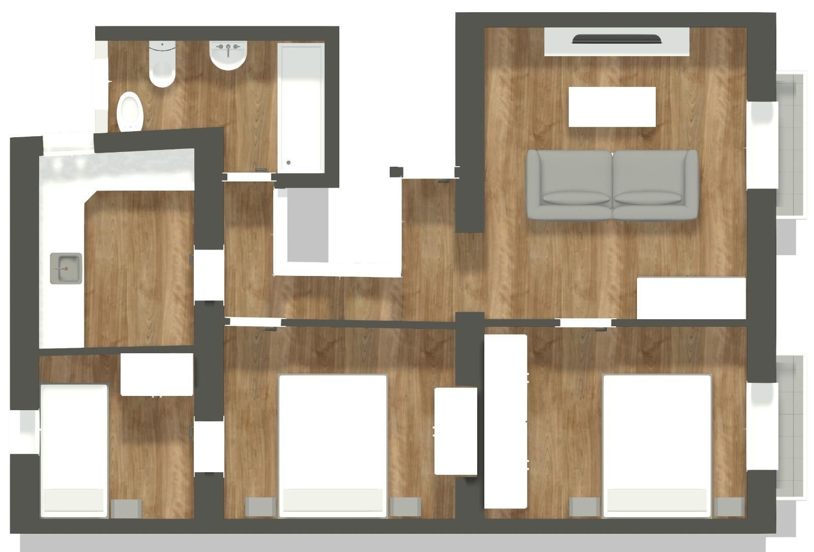 Piso en venta en  Cádiz Capital con Balcón
