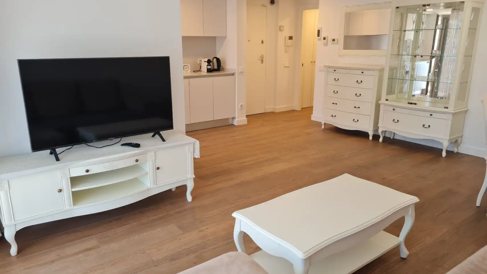 Sala de estar de Apartamento en venta en Alicante / Alacant con Aire acondicionado, Calefacción y Terraza