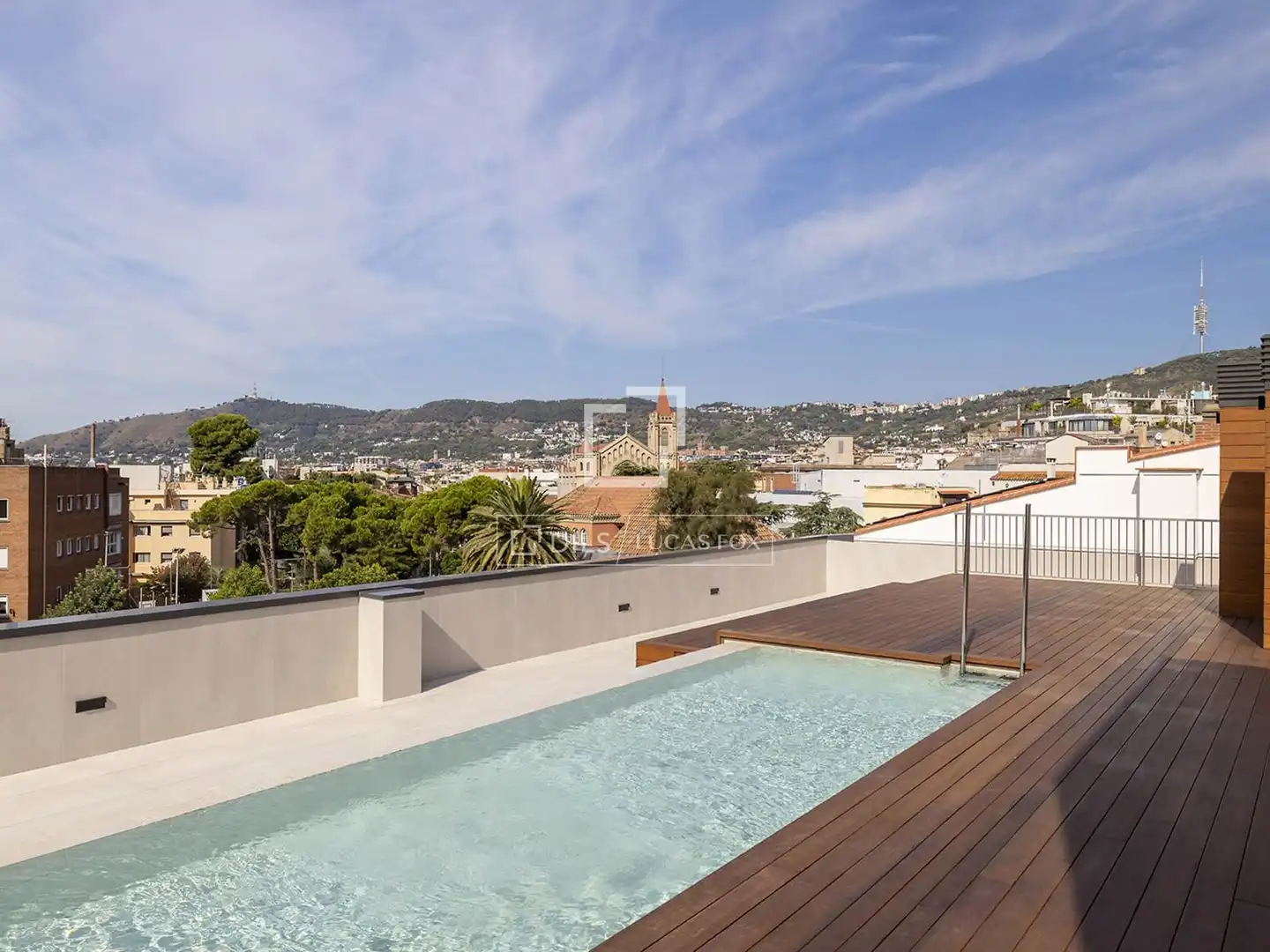 Schwimmbecken von Wohnung zur Miete in Barcelona mit Klimaanlage, Terrasse und Möbliert