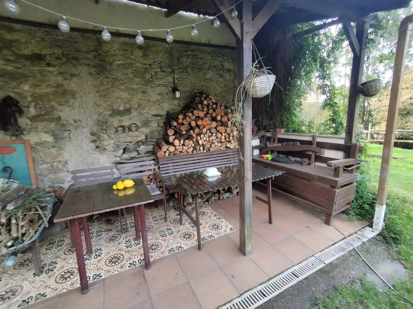 Terrasse von Country house zum Verkauf in San Sadurniño mit Privatgarten, Terrasse und Möbliert