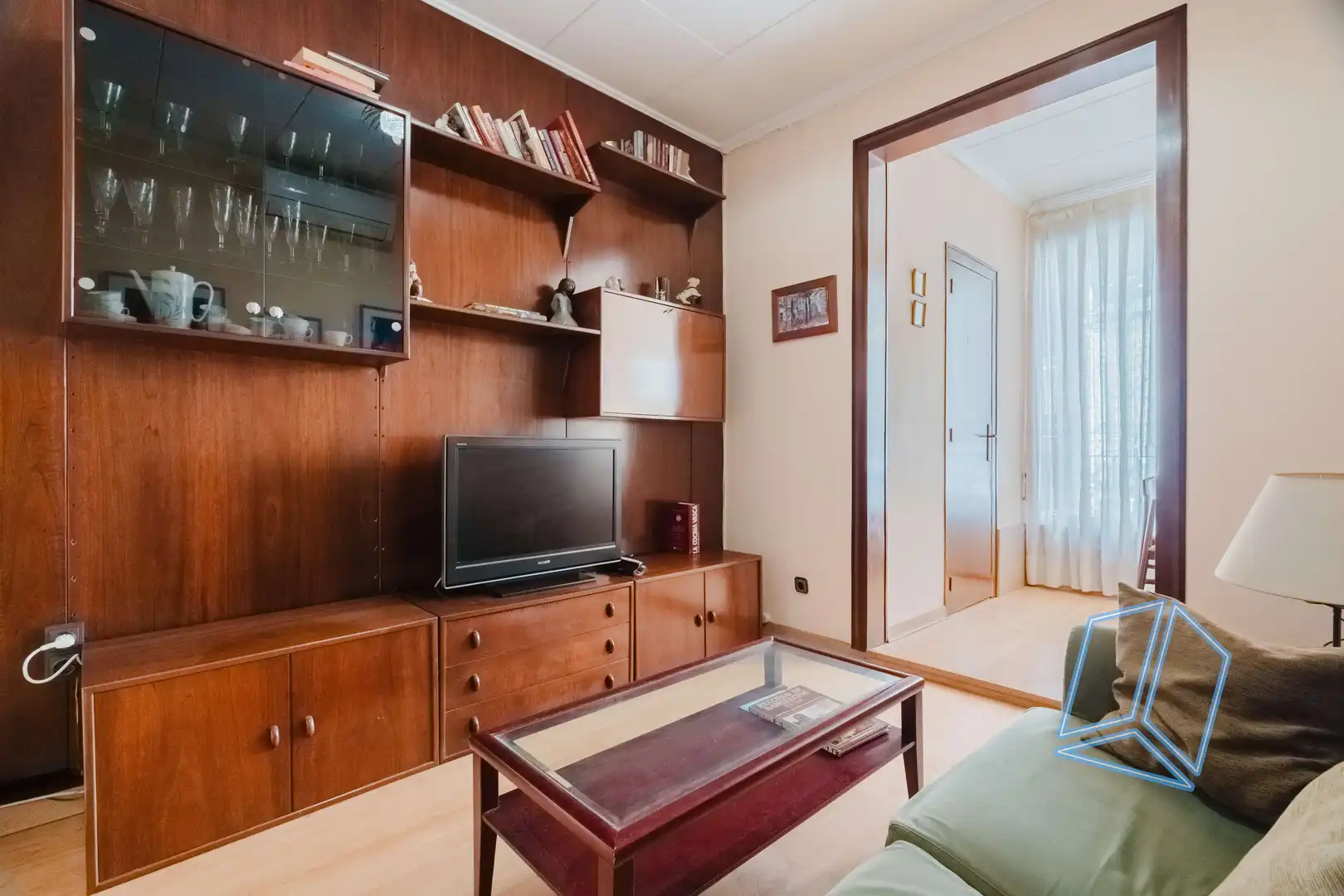 Living room of Flat for sale in Gràcia