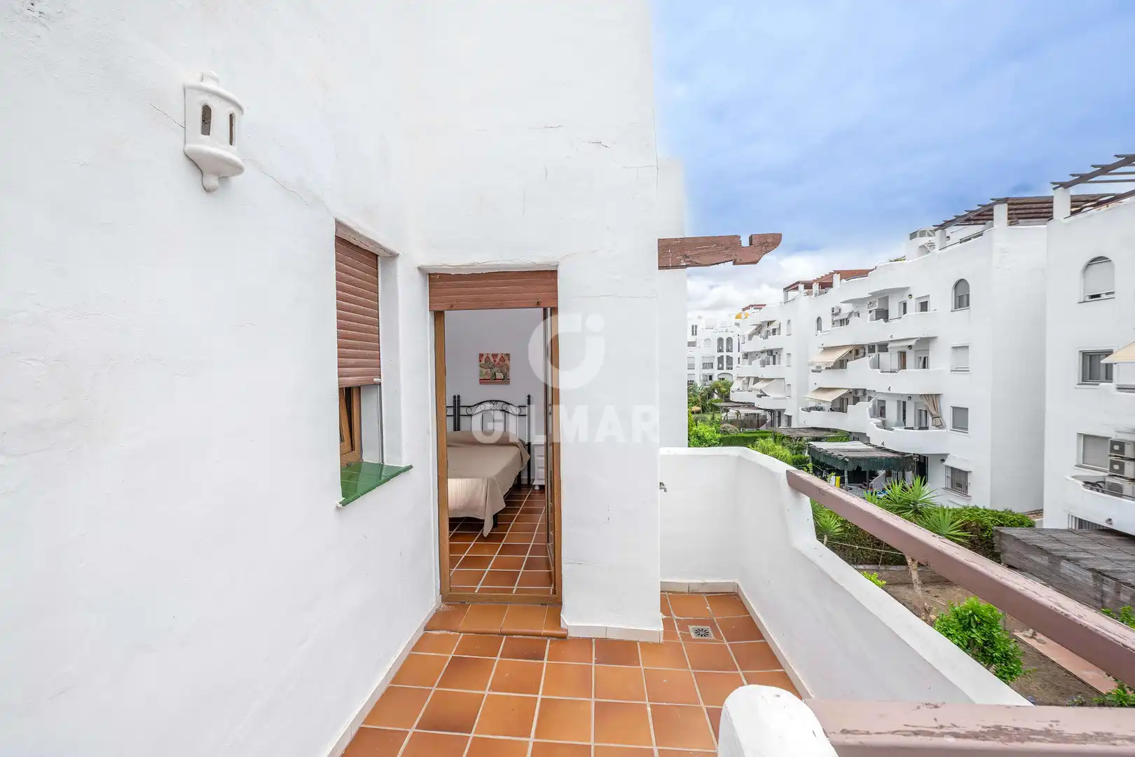 Schlafzimmer von Wohnung zum Verkauf in Zahara de los Atunes mit Heizung, Privatgarten und Schwimmbad