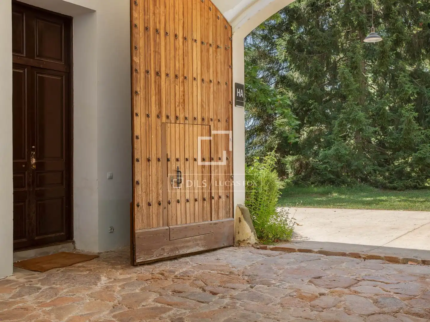 Vista exterior de Finca rústica en venta en Sant Hilari Sacalm con Aire acondicionado, Calefacción y Jardín privado