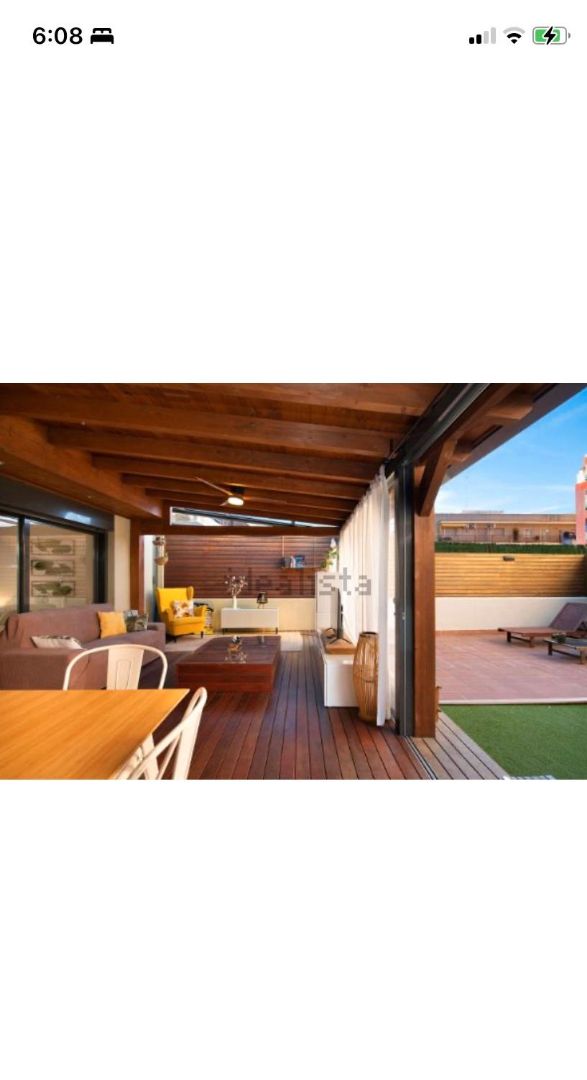 Terrace of Flat to rent in Castelldefels  with Air Conditioner, Heating and Parquet flooring