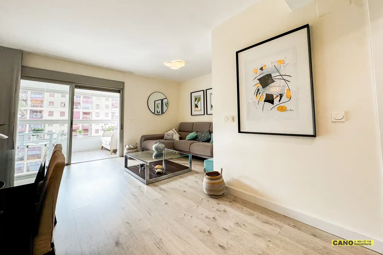 Sala de estar de Piso en venta en Almería con Aire acondicionado, Calefacción y Terraza