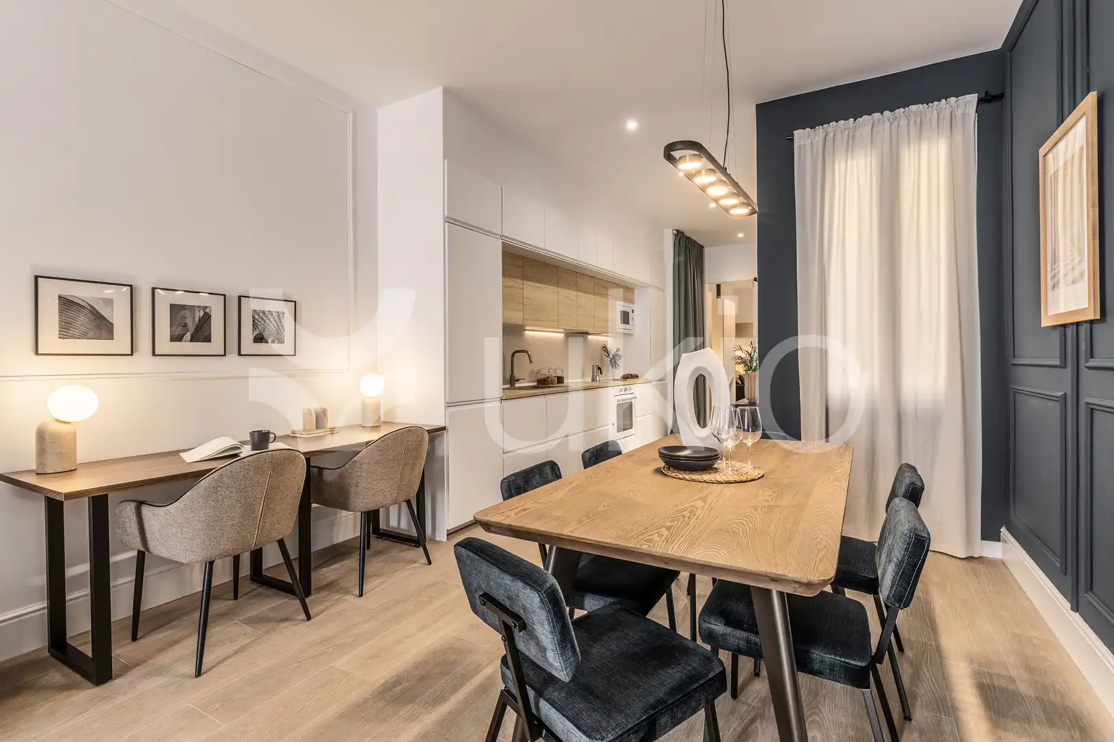 Comedor de Apartamento de alquiler en Madrid con Amueblado, Horno y Lavadora
