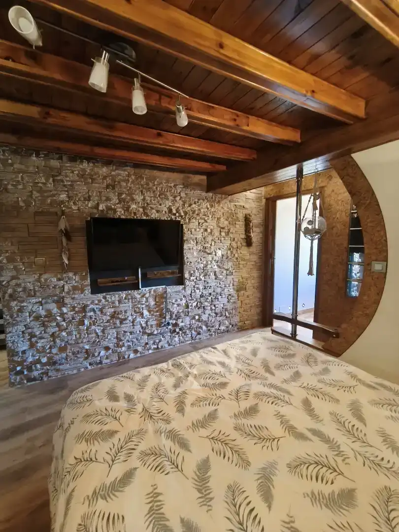 Sala d'estar de Casa adosada en venda en Castalla amb Aire condicionat i Terrassa