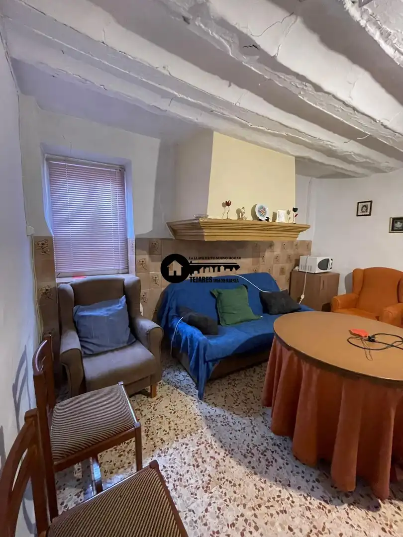 Sala de estar de Finca rústica en venta en Villamalea con Calefacción