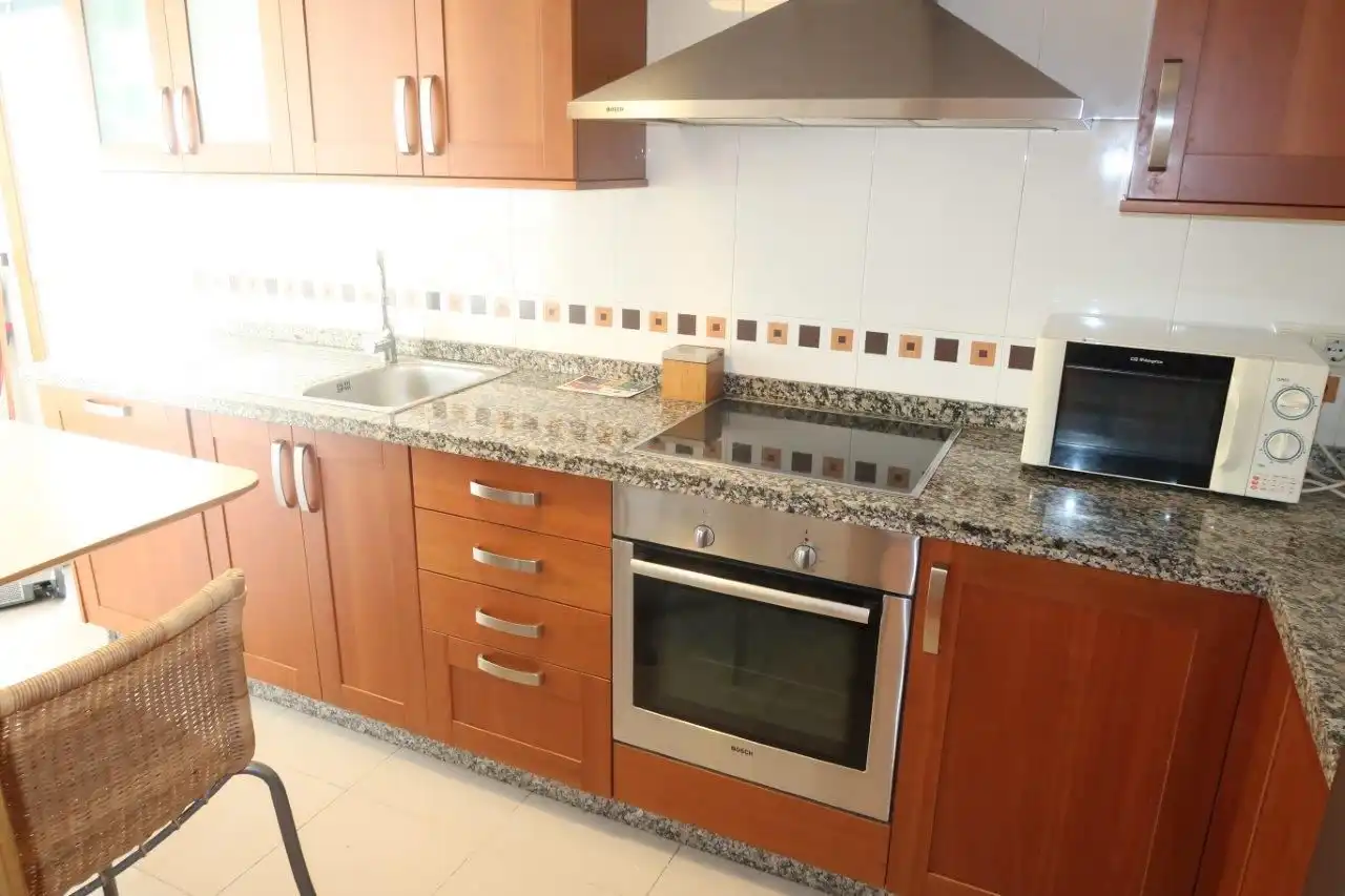 Kitchen of Flat for rent in A Coruña Capital   with Heating and Furnished