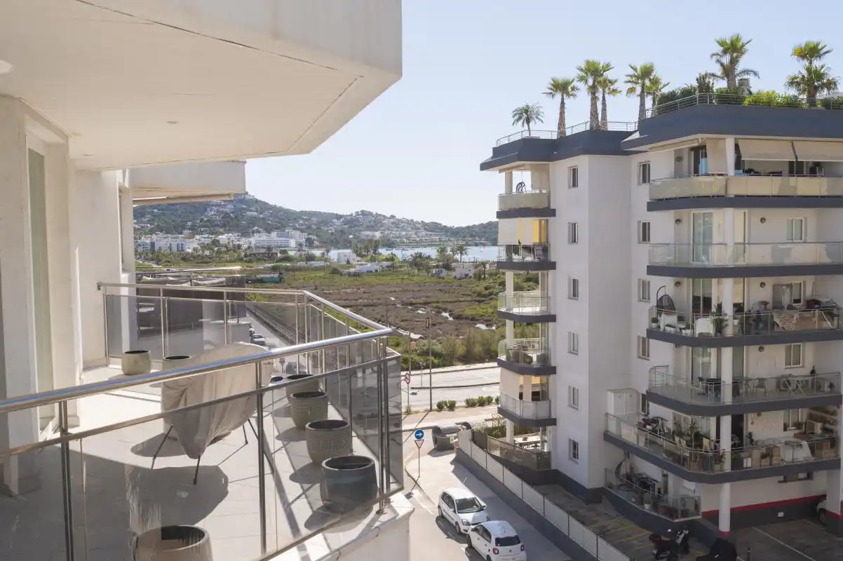 Terrace of Flat for rent in Eivissa  with Air Conditioner, Heating and Swimming Pool