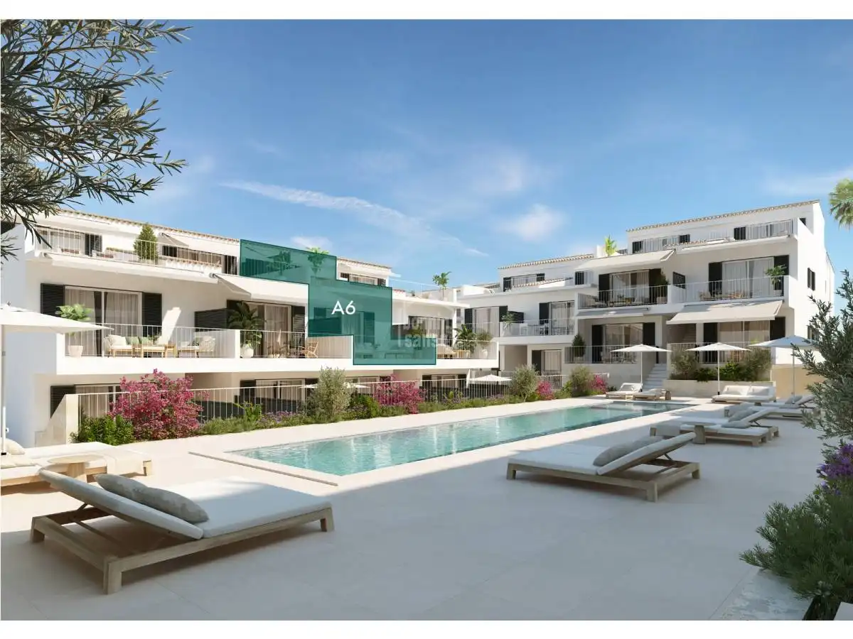Terrassa de Apartament en venda en Es Mercadal amb Jardí privat, Terrassa i Piscina