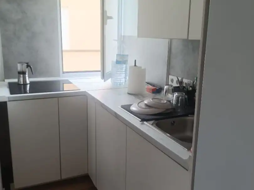 Küche von Wohnung zur Miete in Las Palmas de Gran Canaria mit Möbliert, Waschmaschine und Mikrowelle