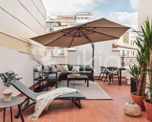 Terrace of Apartment to rent in  Barcelona Capital  with Air Conditioner, Heating and Terrace