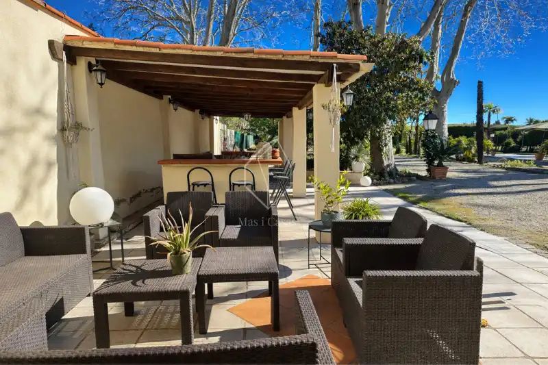 Terraza de Casa o chalet en venta en Agullana con Calefacción, Jardín privado y Amueblado