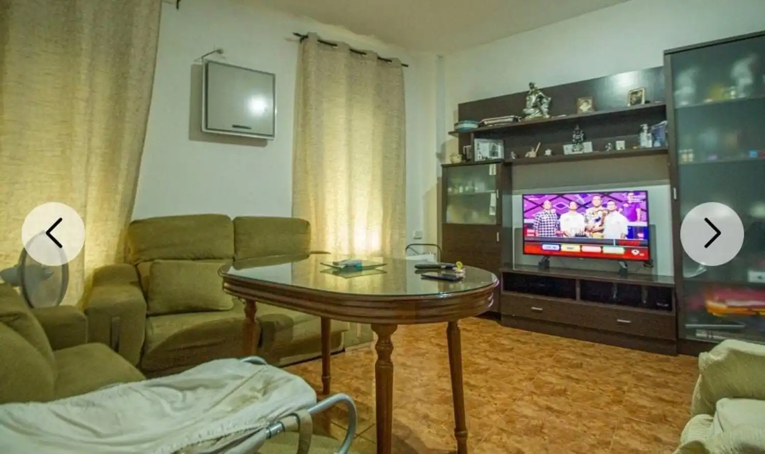 Sala de estar de Piso en venta en Talavera la Real con Aire acondicionado y Terraza