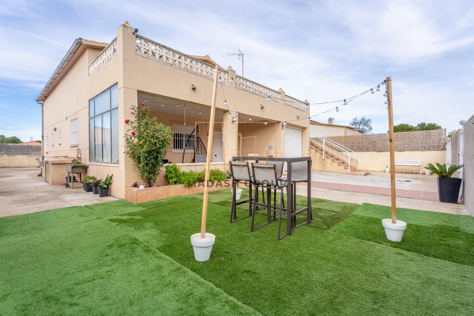 Terrassa de Casa o xalet en venda en El Pla de Santa Maria amb Jardí privat, Terrassa i Piscina