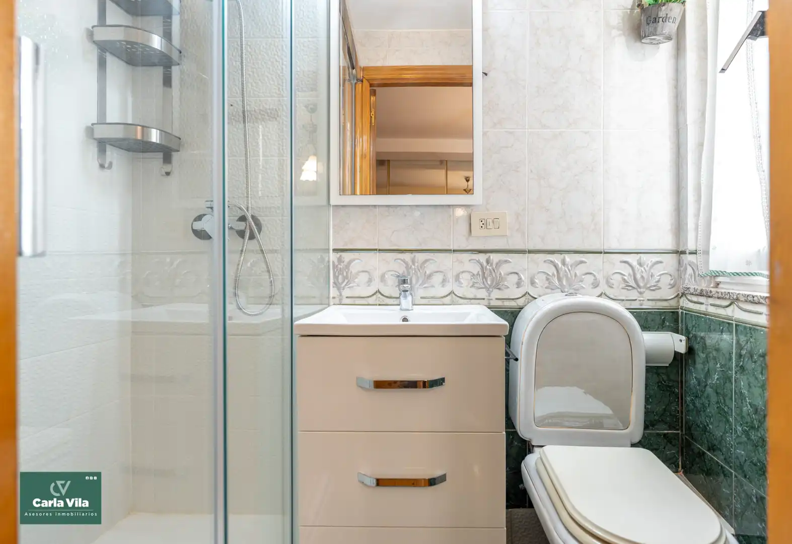 Bathroom of Flat for sale in Lugo  with Heating, Parquet flooring and Furnished