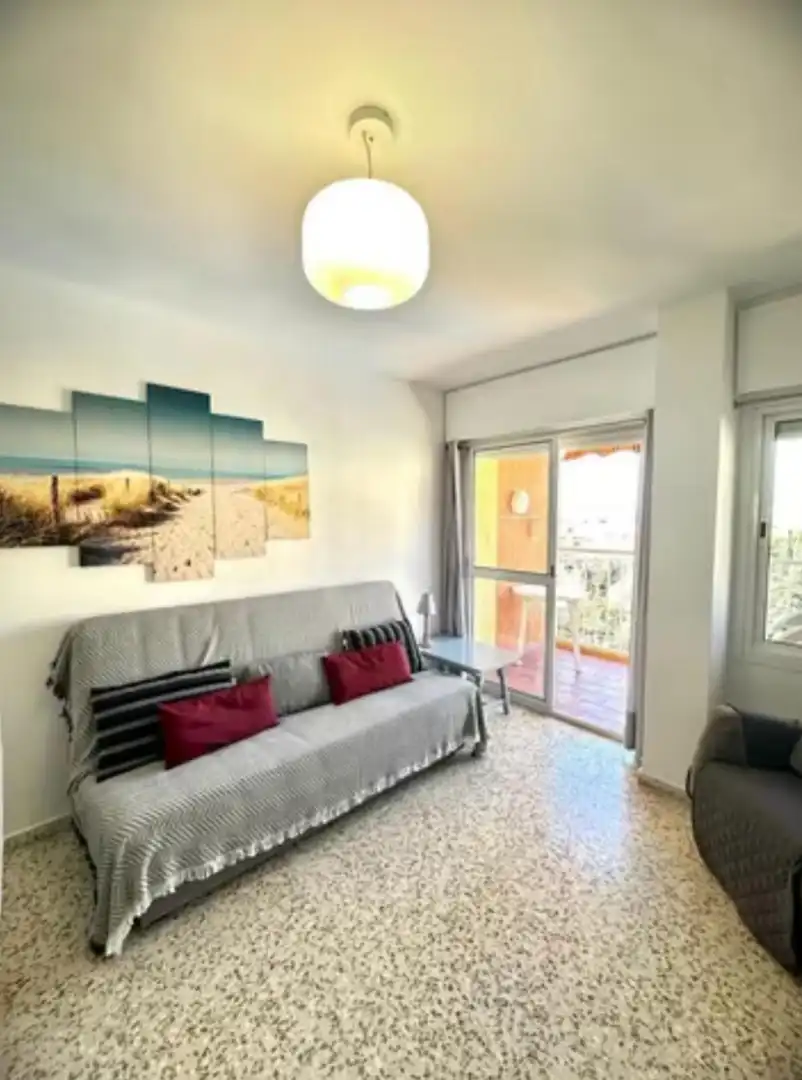 Schlafzimmer von Wohnung zur Miete in Benalmádena mit Klimaanlage und Möbliert