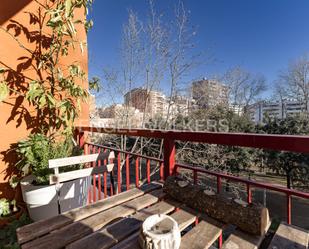 Balcony of Apartment for sale in  Barcelona Capital  with Air Conditioner, Heating and Terrace