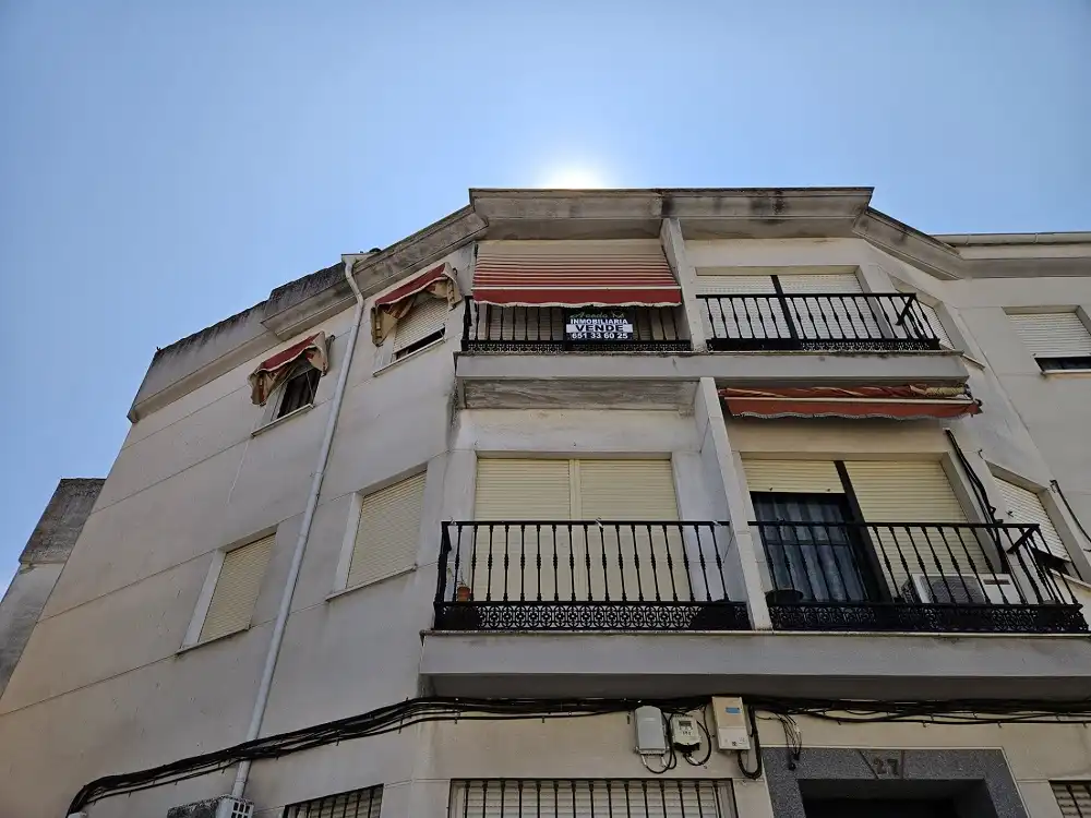 Exterior view of Flat for sale in Navas del Madroño  with Storage room, Furnished and Balcony