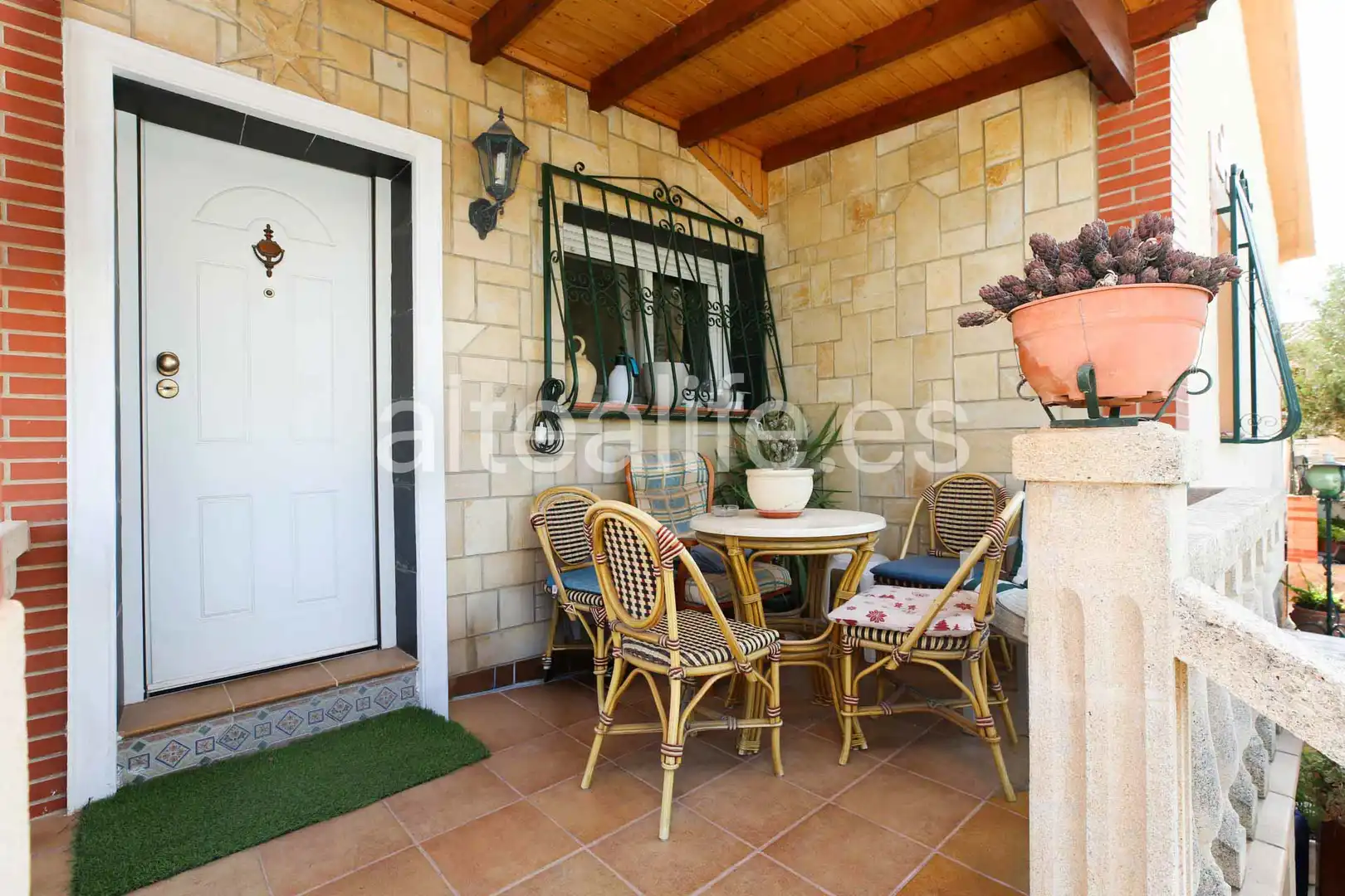 Terrassa de Casa o xalet en venda en La Nucia amb Aire condicionat, Jardí privat i Terrassa