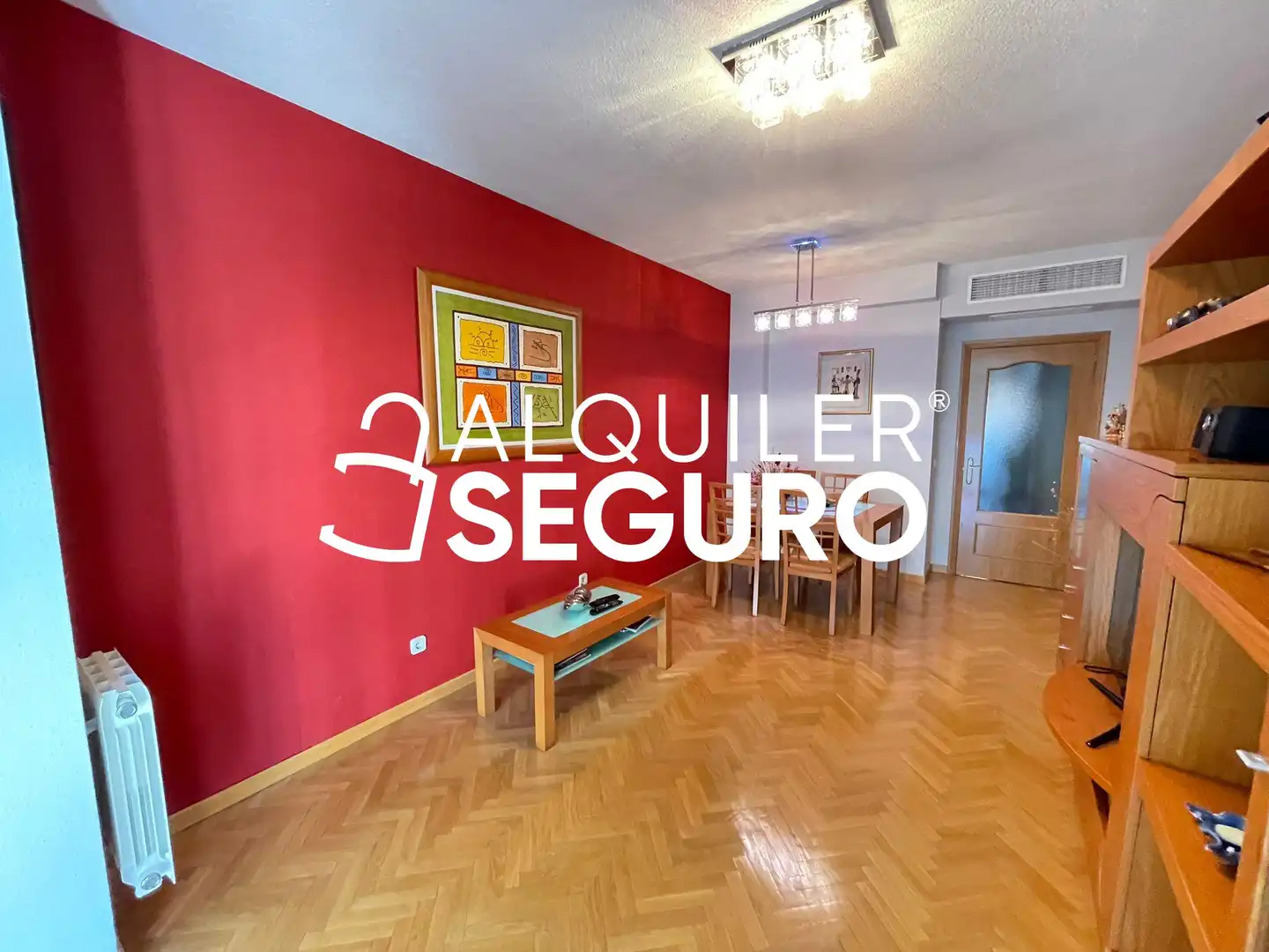 Sala de estar de Piso de alquiler en Madrid con Calefacción, Trastero y Piscina