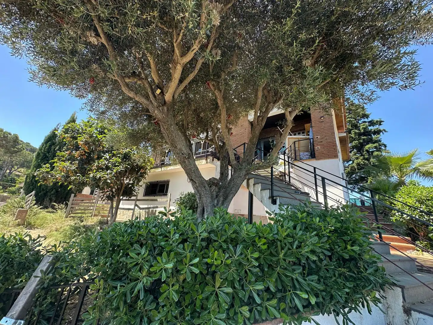 Vista exterior de Casa o xalet en venda en Argentona amb Calefacció, Jardí privat i Balcó