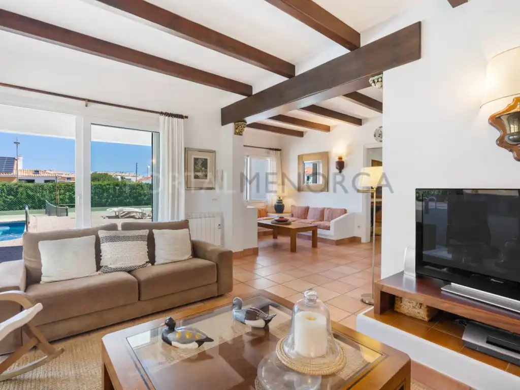 Sala d'estar de Casa o xalet en venda en Ciutadella de Menorca