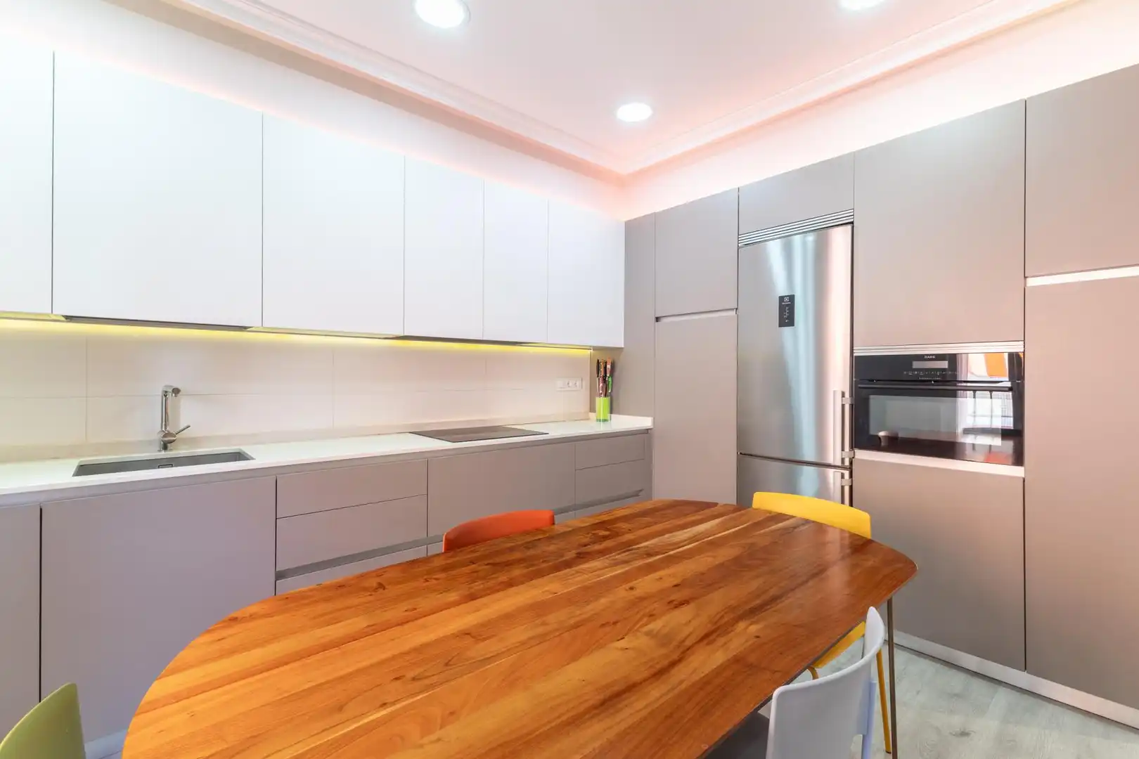 Cocina de Apartamento de alquiler en Madrid con Calefacción, Amueblado y Balcón