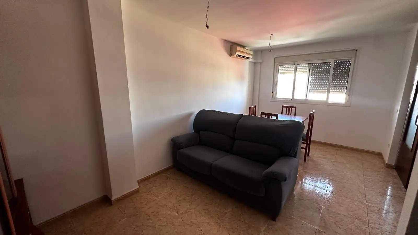 Living room of Flat for rent in Roquetes  with Heating, Terrace and Furnished