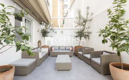 Terrace of Flat for sale in  Barcelona Capital  with Air Conditioner, Heating and Parquet flooring