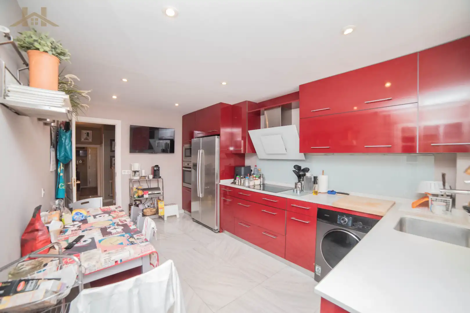 Cocina de Casa adosada en venta en Torrelodones con Amueblado