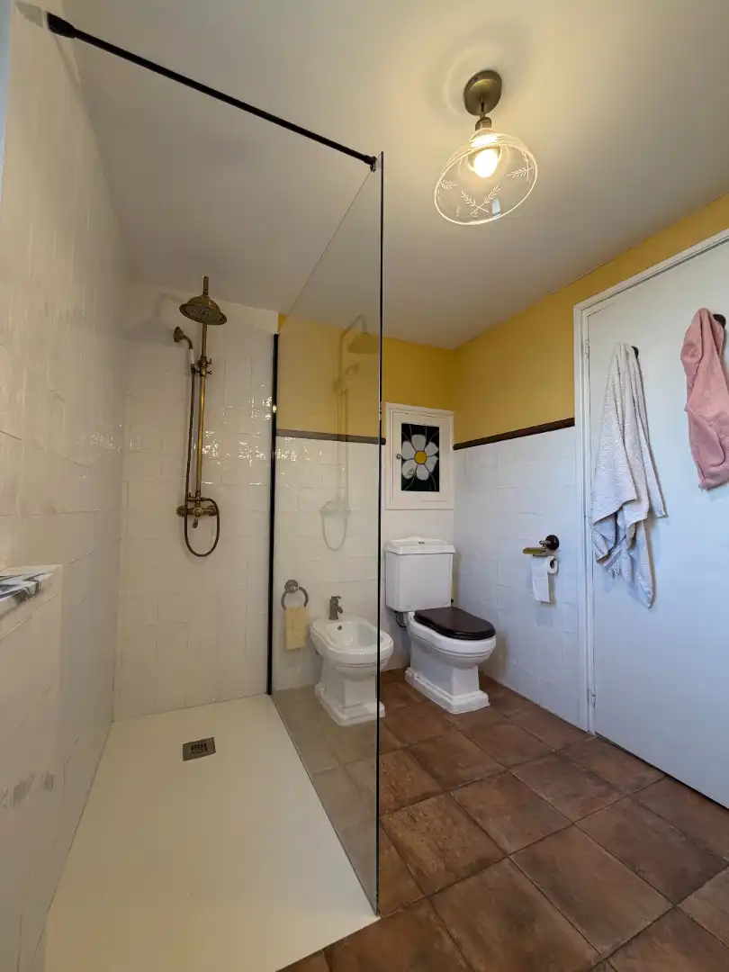 Baño de Finca rústica en venta en Moià con Calefacción, Jardín privado y Parquet