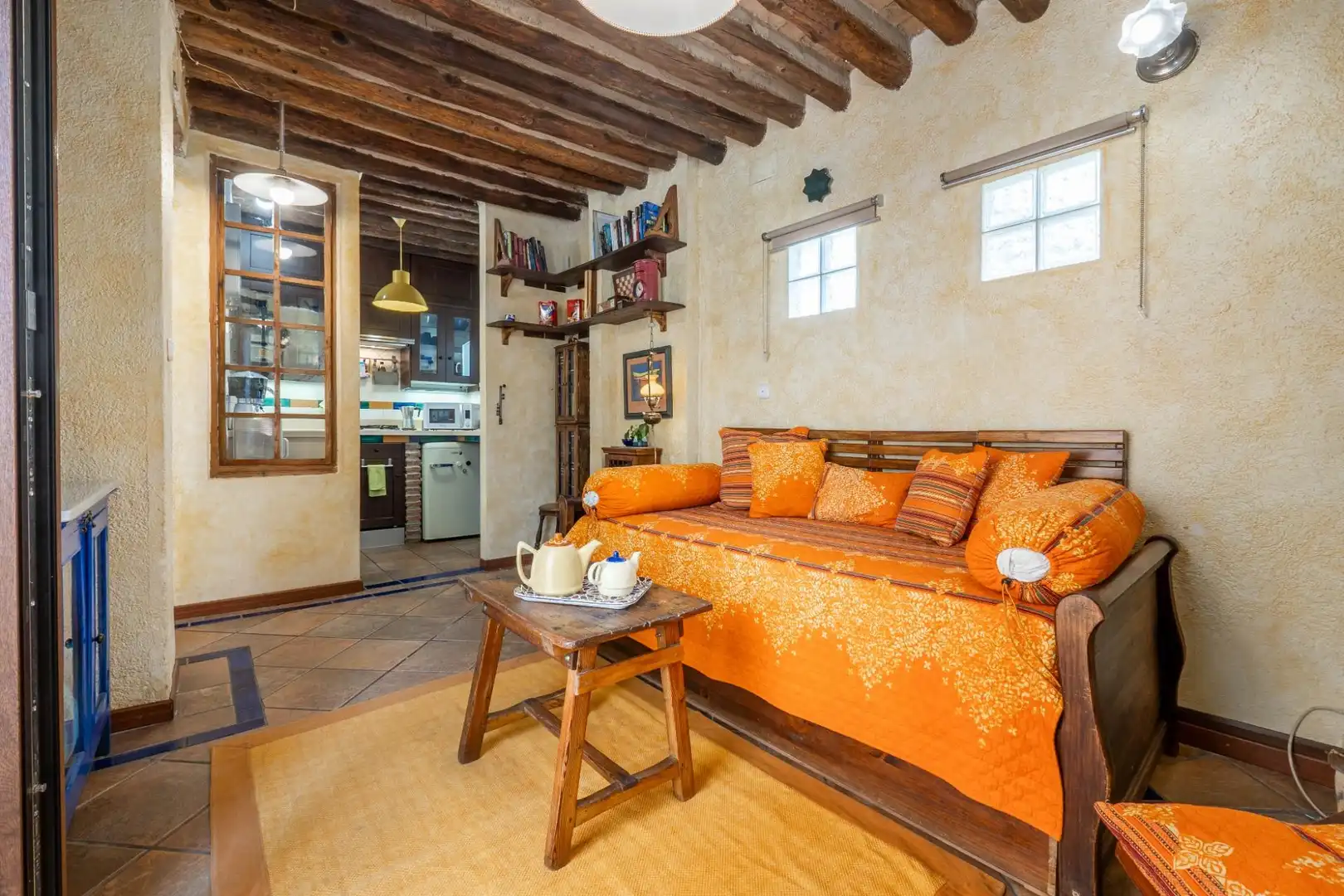 Sala de estar de Casa o chalet en venta en Granada con Terraza y Balcón