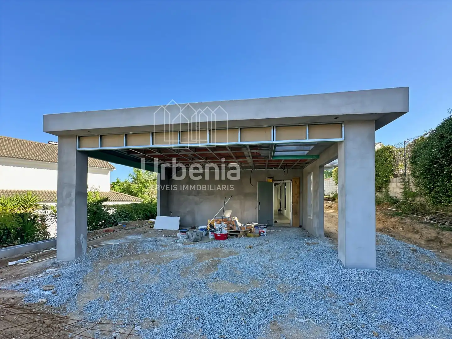 Vista exterior de Casa o xalet en venda en Lliçà d'Amunt amb Calefacció i Piscina