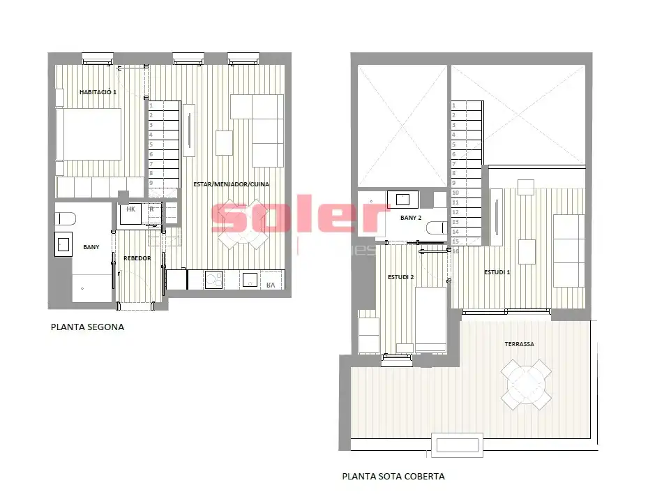 Duplexes for sale in Rubí  with Air Conditioner, Heating and Terrace