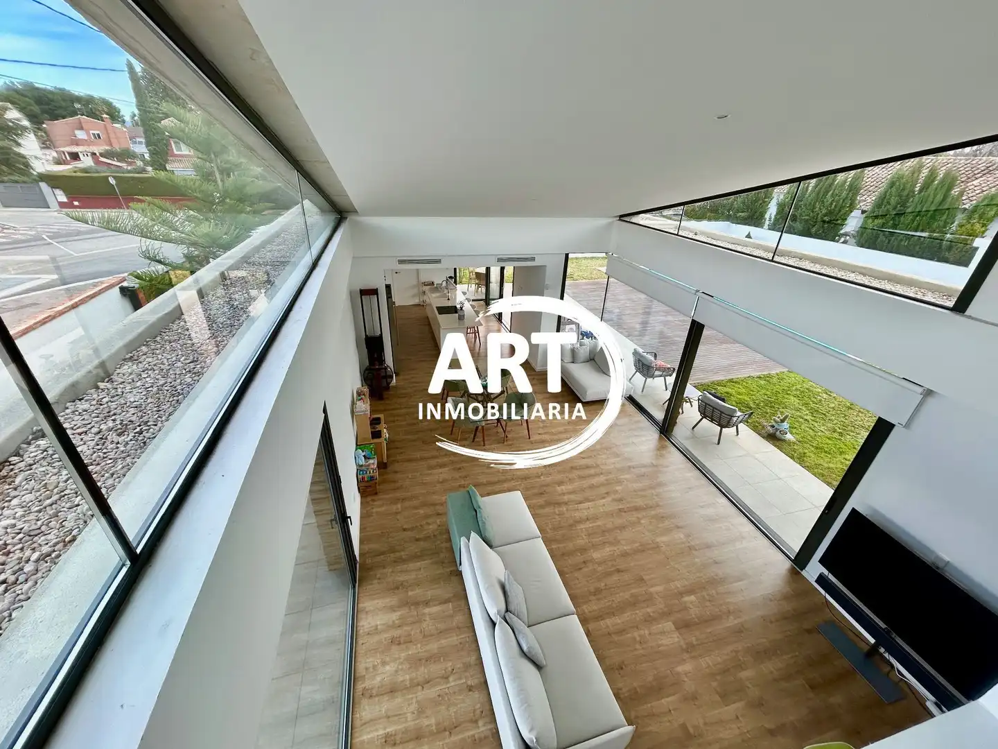 Living room of Houses for sale in L'Eliana  with Air Conditioner, Heating and Private garden