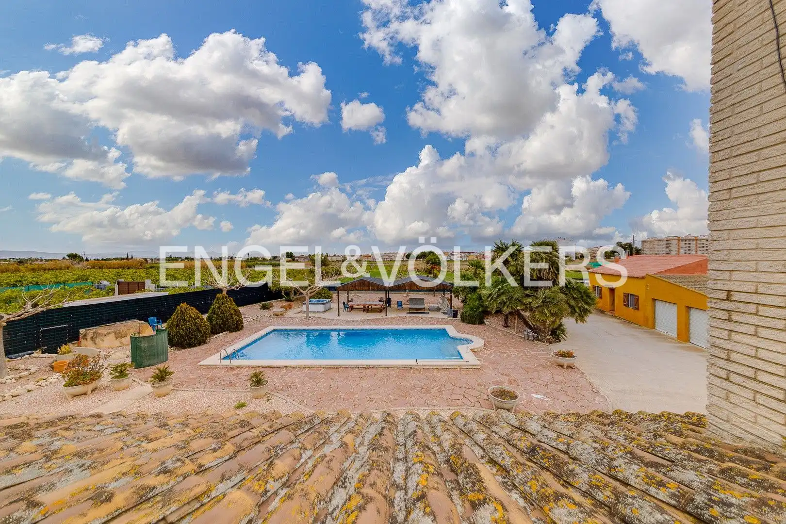 Piscina de Finca rústica en venda en Almoradí amb Aire condicionat, Calefacció i Jardí privat