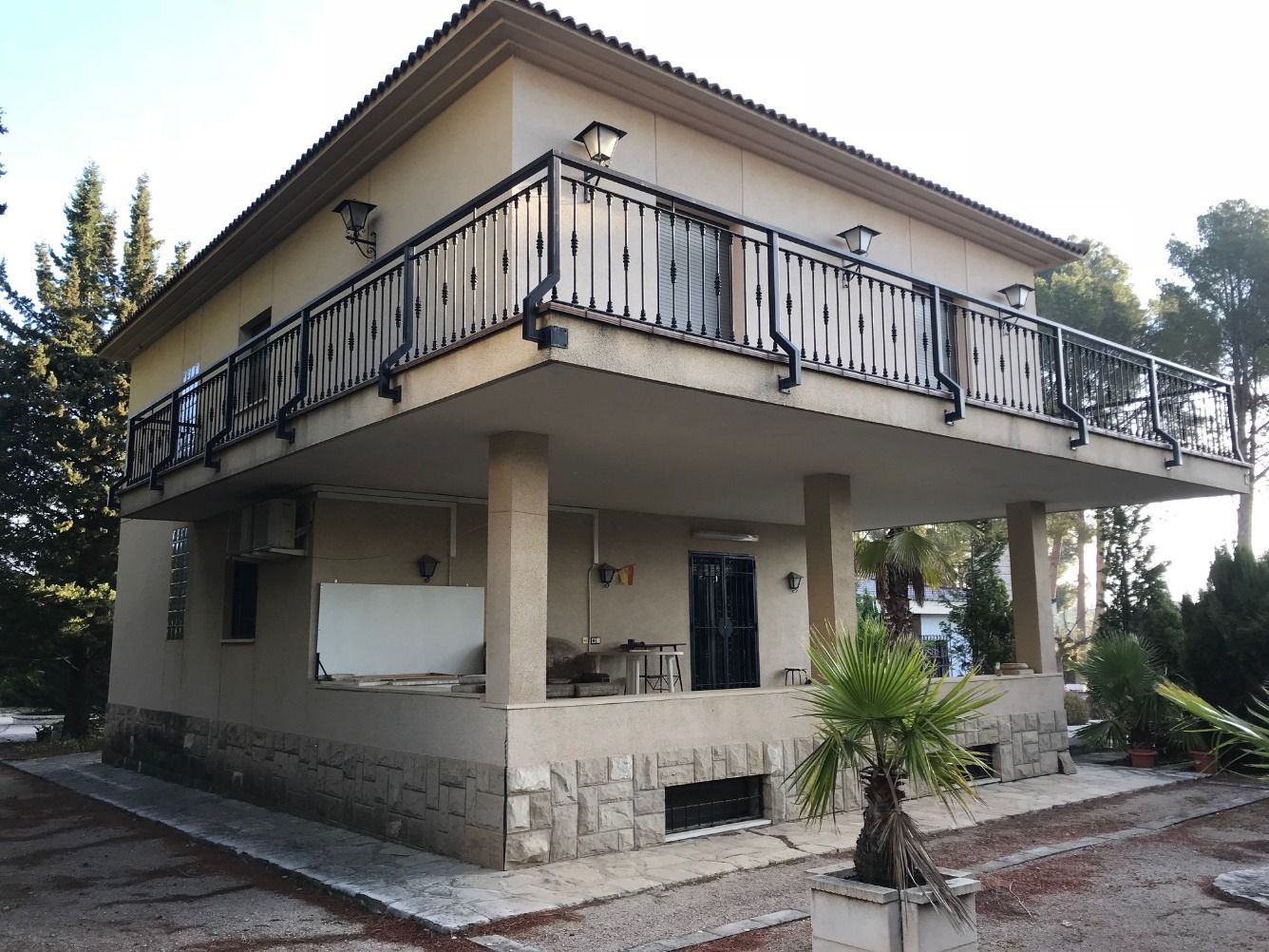 Exterior view of Country house for sale in Muro de Alcoy  with Air Conditioner, Private garden and Swimming Pool