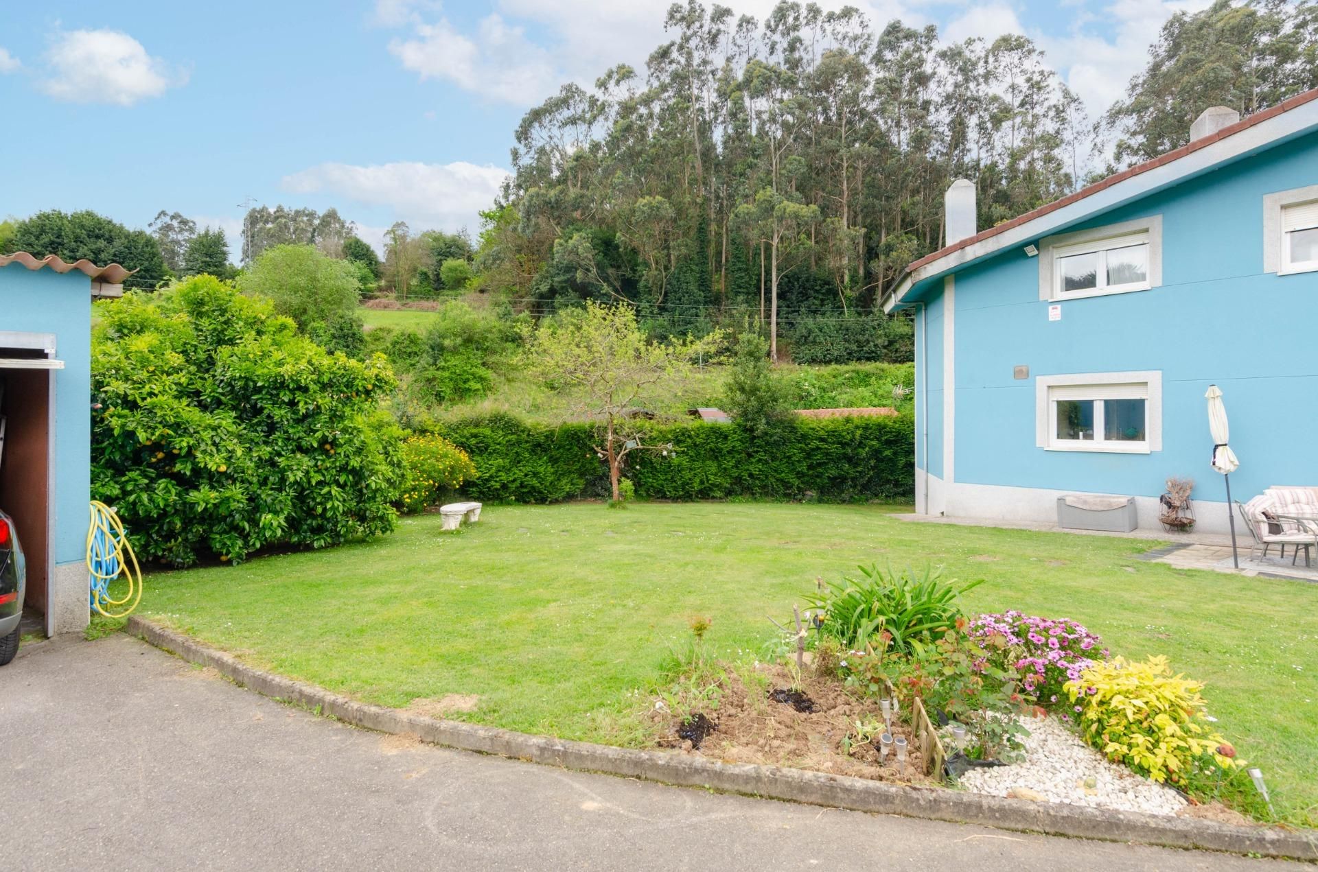 Jardí de Casa o xalet en venda en Soto del Barco amb Calefacció, Jardí privat i Terrassa