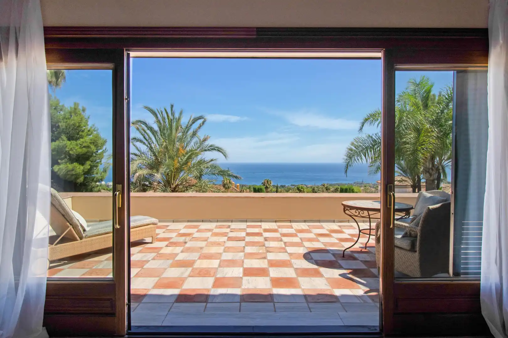 Terrace of Houses for rent in Marbella  with Private garden, Terrace and Swimming Pool