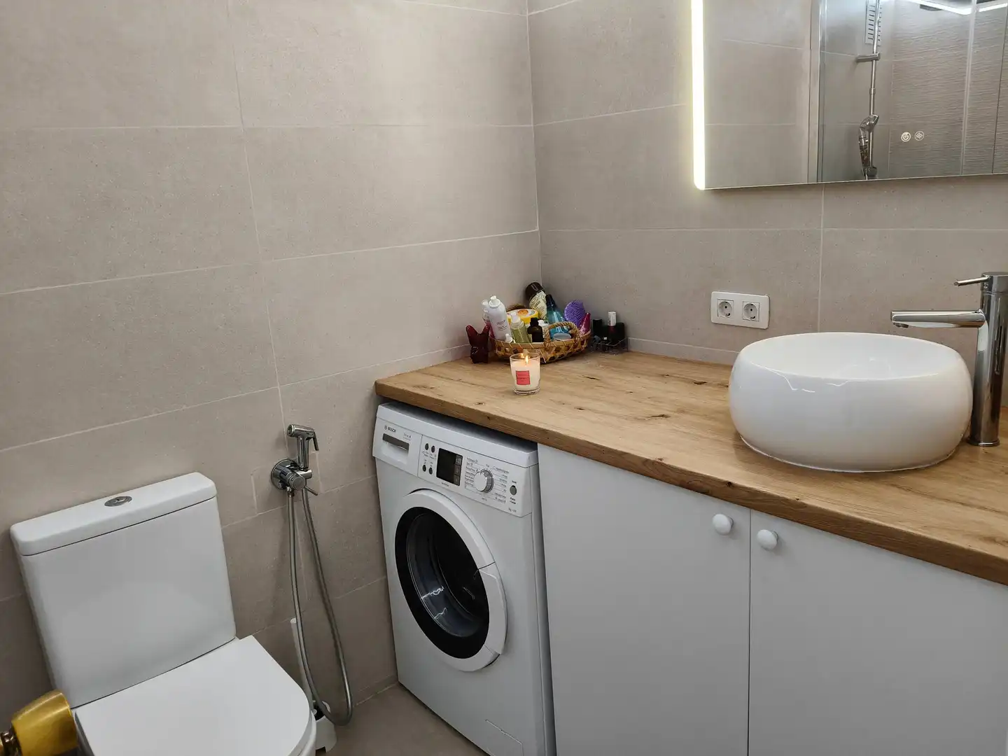 Bany de Apartament en venda en La Matanza de Acentejo amb Moblat, Balcó i Piscina comunitària
