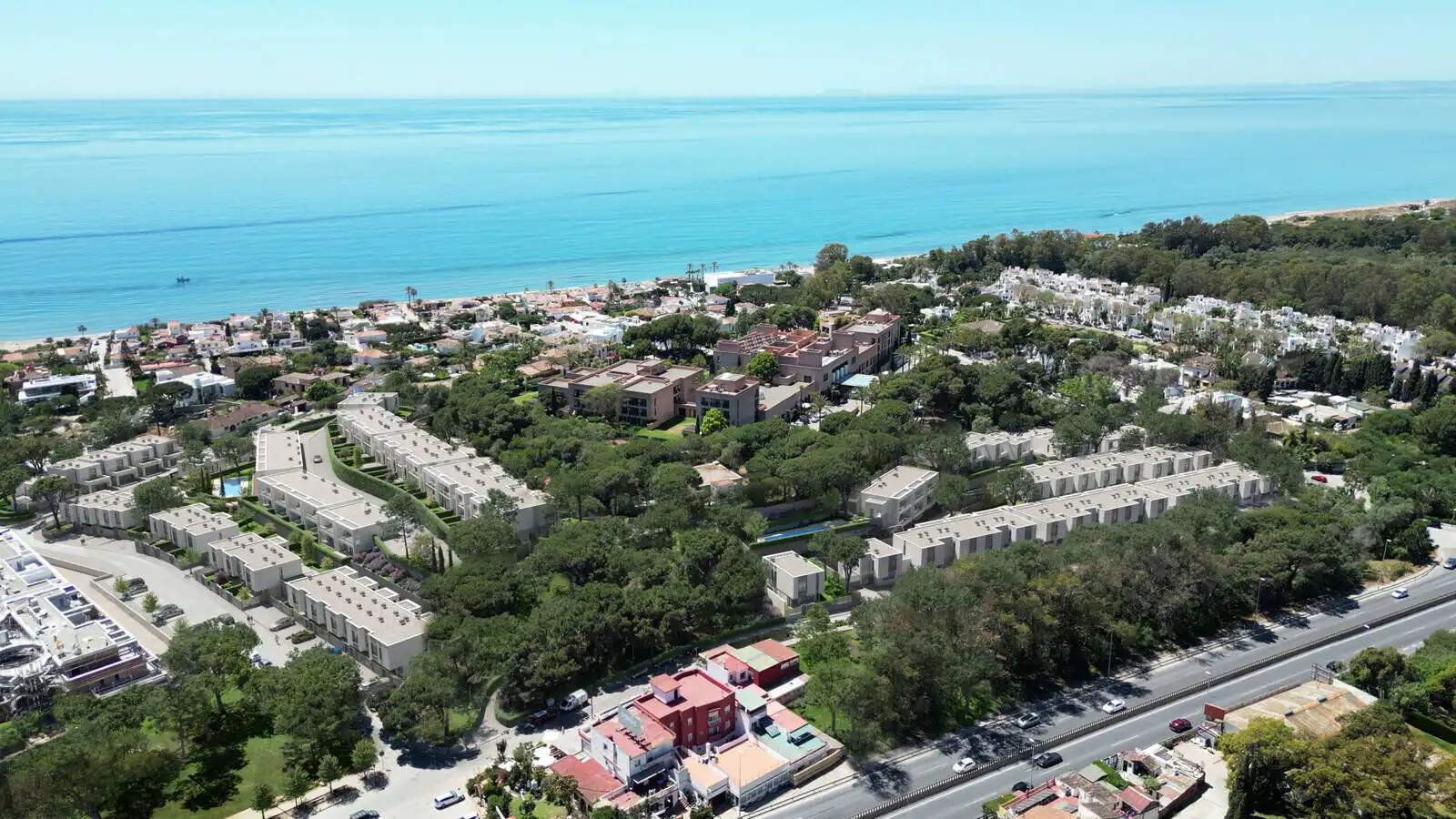 Vista exterior de Casa o chalet en venta en Marbella con Aire acondicionado, Jardín privado y Terraza