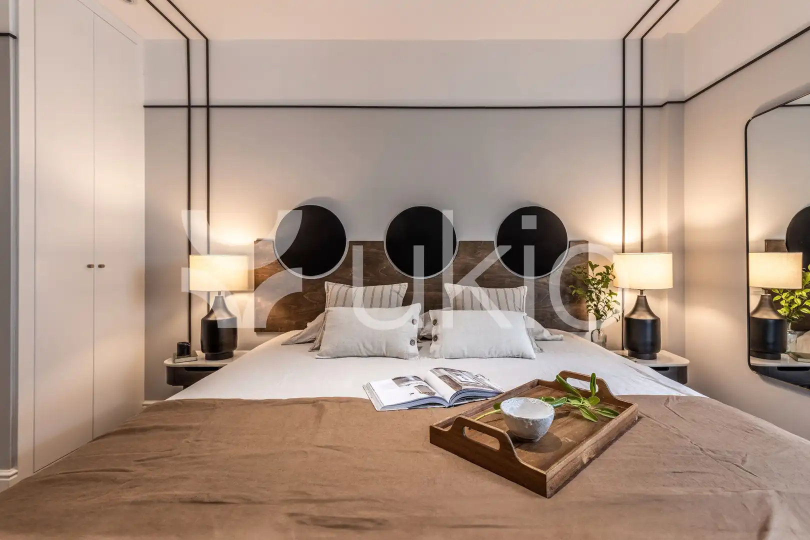 Habitación de Apartamento de alquiler en Madrid con Aire acondicionado, Calefacción y Terraza